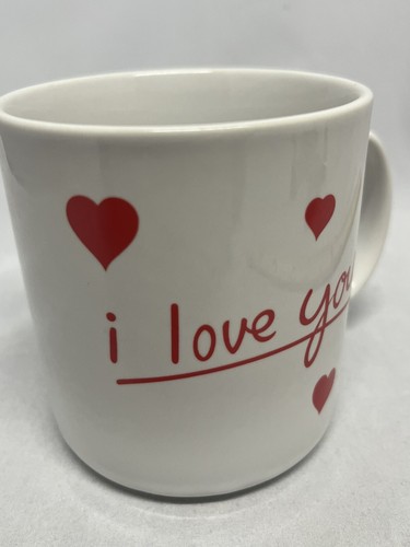 I LOVE YOU Red Hearts 3 7/8"h Coffee Mug / Cup - Bild 2 von 8