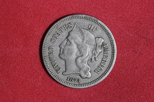 Nachlassfund 1873 - Drei Cent Nickel !!  #K51829