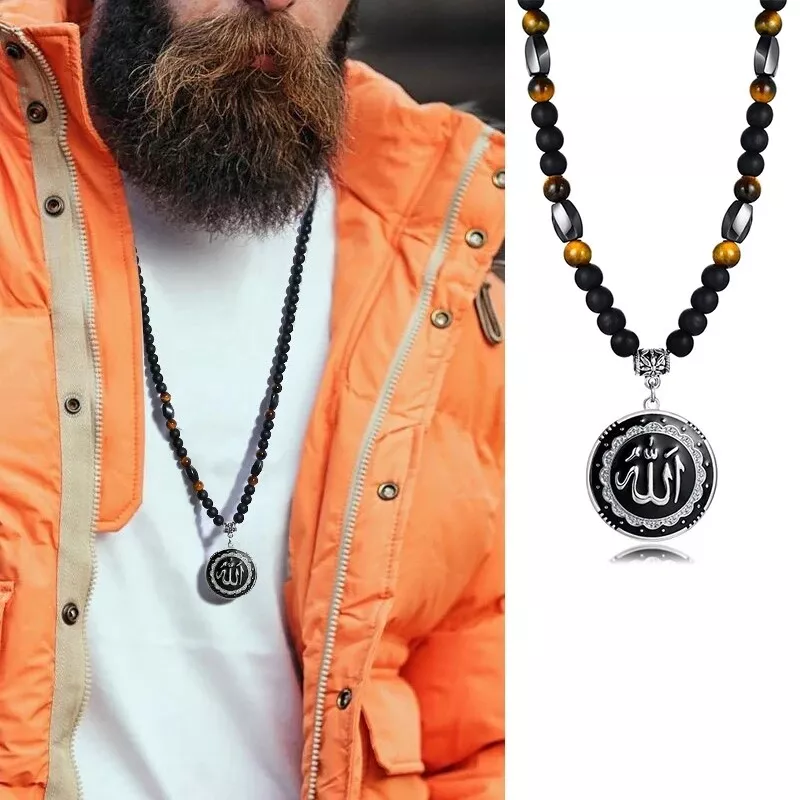 Mens arabic necklace outlet