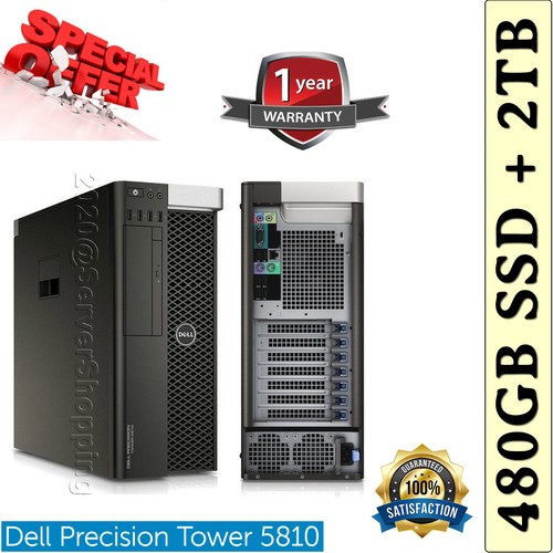 Dell Precision T5810 E5-2680v4 2.40GHz 32GB DDR4 - 480GB SSD Nvidia Quadro K4000 - 第 1/12 張圖片