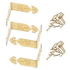 4 Sets Decorative Corner Hadrware Wood Box Bracket Vintage Corner Protector