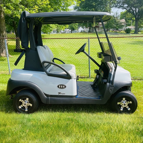 4x Chrome Black Golf Cart Hub Caps 8 Inch Wheel Covers For EZGO Club Car YAMAHA - Afbeelding 7 van 7