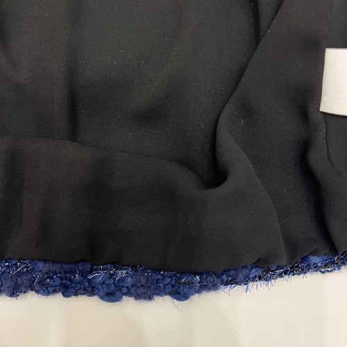 ki6 Damenjacke blau Tweet Schnalle Made Italy Größe 42 S - Bild 10 von 13
