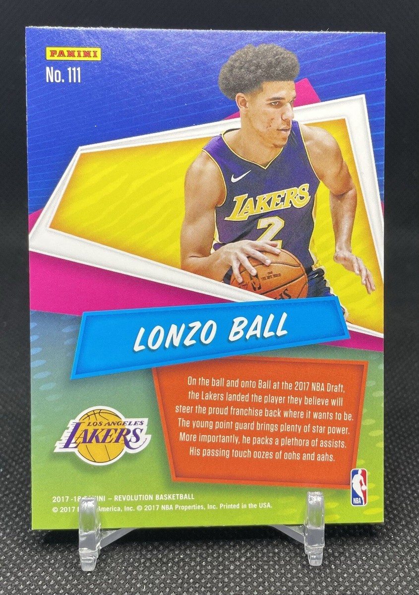 ファングッズ Lonzo Ball RC Revolution Panini Lakers 2017-18 Panini Revolution #111 Lonzo Ball RC Los Angeles