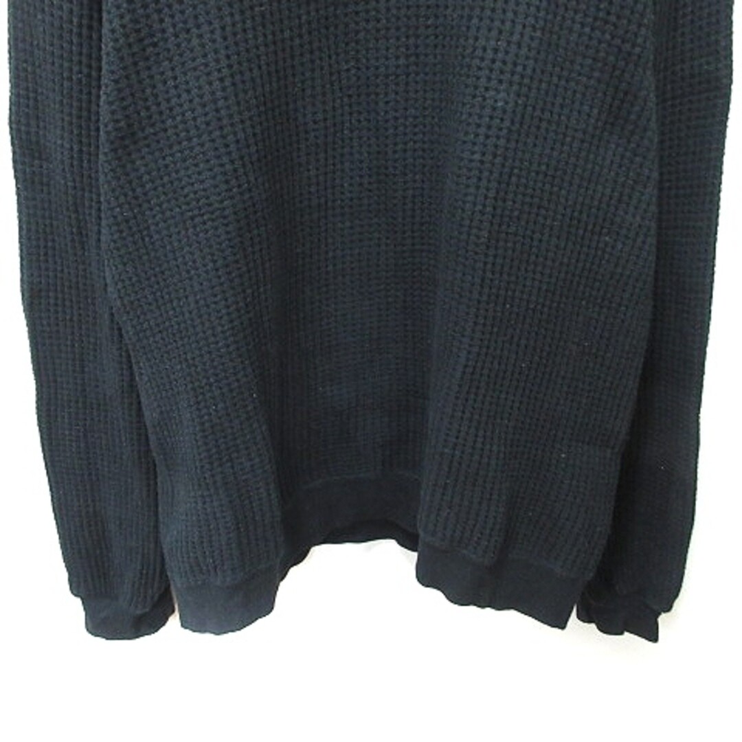 Sally Surrey Cut & Sewn Waffle Long Sleeve L Black YI Used
