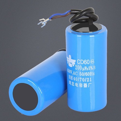 250-450V AC 200uF Appliance Motor Start Run Capacitor CD60 High Quality - Afbeelding 7 van 8