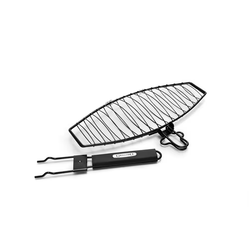 Fish Basket With Detachable Handle | Grillpro Grill Steel Large Chrome In Pro - Picture 2 of 12