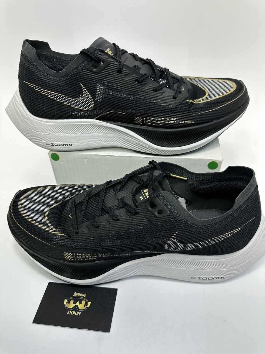 Nike Zoomx Vaporfly Next% 2 Black/White-Mtlc Gold Coin