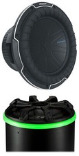Kicker 51CWQ104 COMP Q 10" 800 Watt Car Subwoofer DVC 4 Ohm Sub LED Ring CWQ104