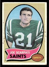 1970 Topps Joe Scarpati #193 - New Orleans Saints