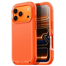 For iPhone 17 Pro Max / 17 Pro Case Heavy Duty Shockproof Rugged Cover Military