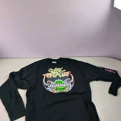 Ozric Tentacles Arborescence Tour Mens Black XL 1990s vintage concert t-shirt, vintage, size XL, single stitch, B+ condition