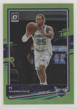 2020-21 Panini Donruss Optic Lime Green Prizm /149 PJ Washington Jr #137 pe8