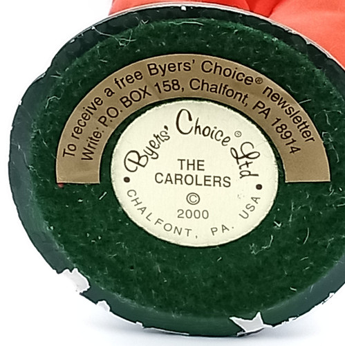 Vintage Byers Choice The Carolers 2000 Santa Claus Figurine 13.5" - Picture 7 of 10