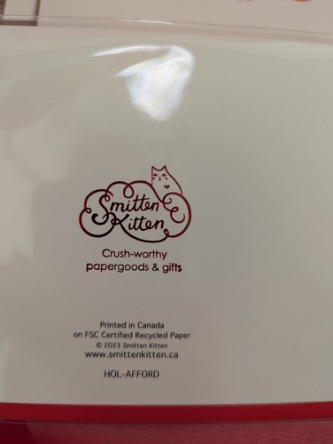 Lot Of 16 Christmas Cards with Envelopes, 2 Designs Indie Printers Funny Retail - Picture 3 of 5