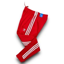 Adidas Originals - Superstar SST Track Pants - Men’s Size Small - Red IM4543