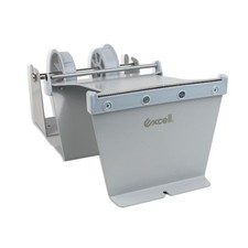 Excell Label Protection and Pouch Tape Dispenser (ET-601GR): 6 in. width (Grey)