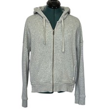 UGG Hoodie Womens Small Green Full Zip Fleece Lined Cozy Sweatshirt Jacket