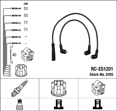 4x SPARK PLUG 7810 FOR NISSAN PRAIRIEPRO CA20E 2.0L 4cyl PRAIRIE PRO - Picture 2 of 10