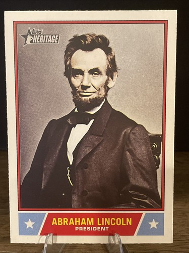 2025 Topps Heritage Notable Americans NS-2 Abraham Lincoln