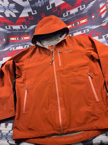 Sitka GoreTex wasserdichte Gravelly Shell Jacke Regen Jagd Angeln Mantel rost XL - Bild 2 von 15
