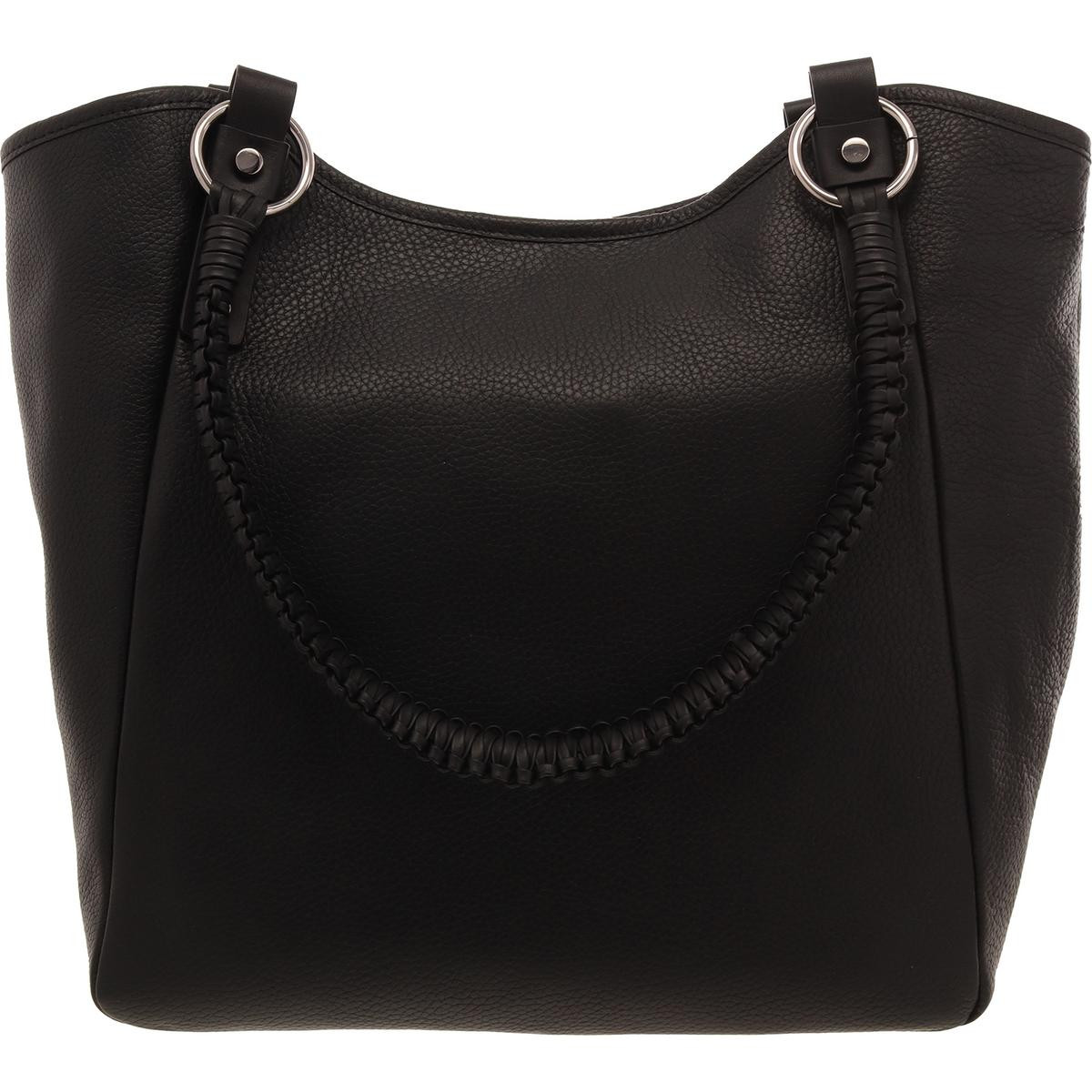 Женская сумка-тоут Vince Camuto Baile черного цвета с галькой, очень большая, BHFO 1973