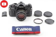 New Seal[Top MINT +Strap] Canon A-1 Film Camera New FD 50mm f1.4 Lens From JAPAN