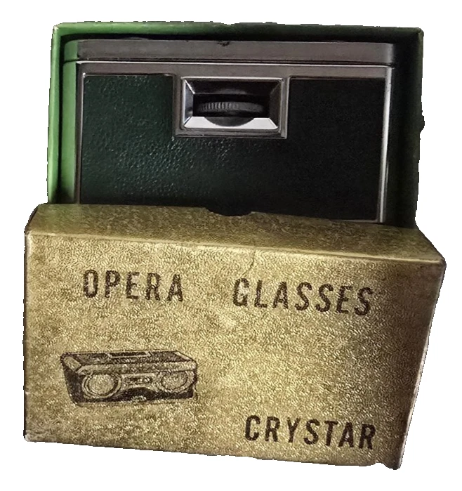 Vintage Crystar Lenses 2.5x Arrow Japan Pocket Binoculars Green Excellent! - Image 3 of 3