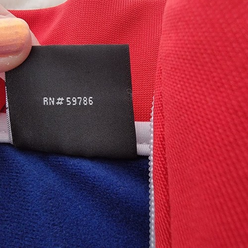 Umbro USA Track Jacket Men’s M Blue Red White Full Zip Retro Flag Soccer 2016 - Picture 8 of 10