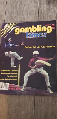 Gambling Times Magazine Feb 1981 Vol 4 No 10 Jai Alai Keno