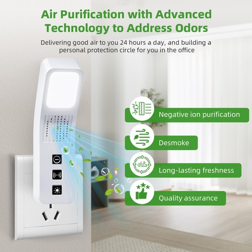 Air Ionizer for Home, Negative Ion Generator, Air Purifier Plug In Portable w... - Picture 3 of 9