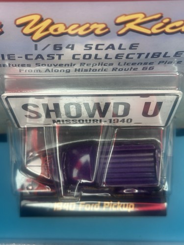 Route 66 "Get Your Kicks" 1940 Ford Pickup 1:64 Die Cast Car Missouri - Bild 3 von 4