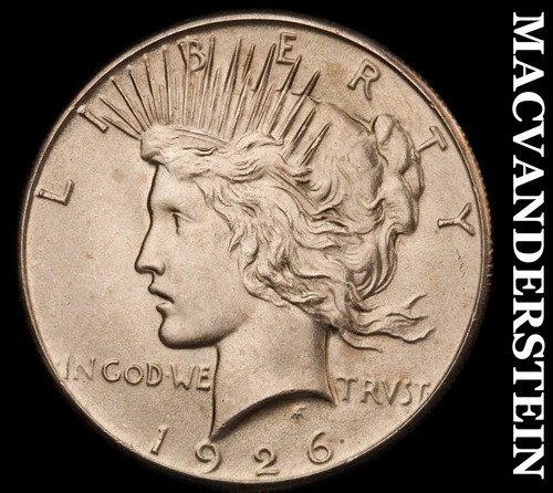 1926 Peace Dollar- Choice Gem Brilliant Uncirculated MS+++  #i6285