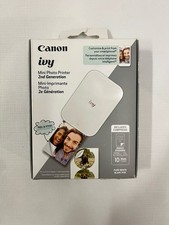 Canon Ivy (PV-223-PW) Mini Photo Printer 2nd Generation (Pure White)