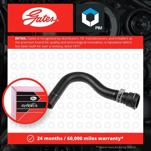 Radiator Hose fits VW GOLF Mk6, Mk7 2.0D Lower 12 to 14 Coolant Gates VOLKSWAGEN