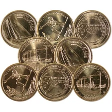 2022 P&D American Innovation Dollar 8 Coin Set Uncirculated