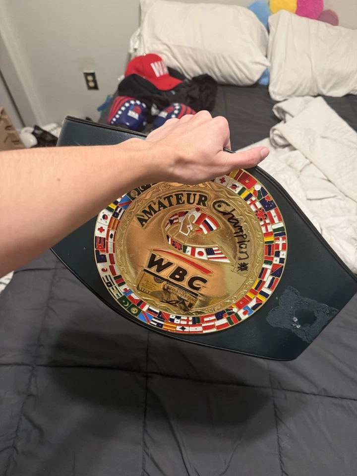 CINTURÓN/TÍTULO CAMPEONATO CAMPEONATO WBC BOXEO AMATEUR CINTURÓN ADULTO Talla Foto 2 de 4