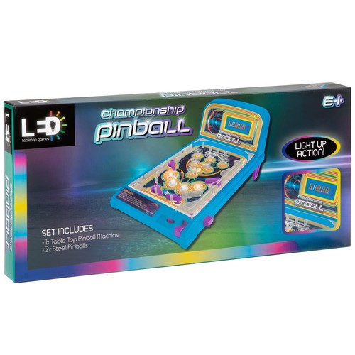 LED Championship Electronic Pinball With Light & Sounds Ideal Gift For Kids - Picture 7 of 7