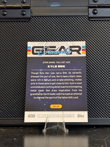 2024 Topps Star Wars Chrome #GG-24 Kylo Ren - Galactic Gear Green #35/99 - Picture 2 of 3