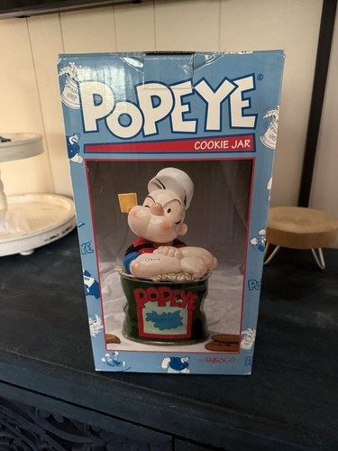 Vintage 2000 Enesco Popeye Cookie Jar #686247~L@@K!!!! *READ* - 第 11/12 張圖片