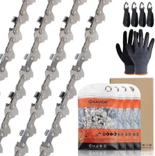 Savior 4 Pack 5 Inch Chainsaw Chain for WORX WG324 / WG324.9 / WG325 /... 