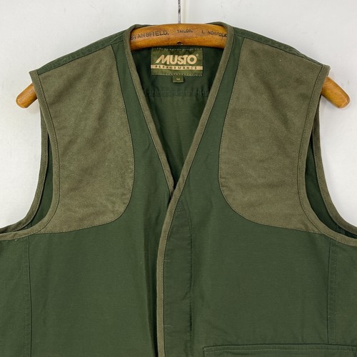 Chaleco de Tiro Musto Performance Para Hombre Medio Verde Caza Retriever Chaleco - Imagen 4 de 13