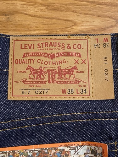 DEAD STOCK LVC 70’s Levi’s 517 Jeans Herren 38x34 Limited Edition 135 Of 800 - Bild 4 von 18