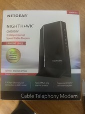 NETGEAR Nighthawk CM2050V Multi-Gig 2.5Gbps Cable Modem DOCSIS 3.1 with Voice