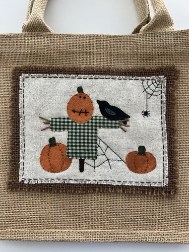 Fall Scarecrow and Pumpkins Handbag - Picture 3 of 11