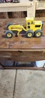 Tonka Pressed Steel Road Grader Construction Toy, Yellow/Black