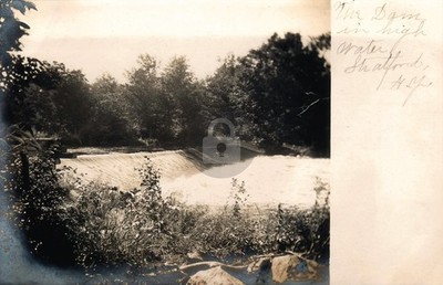Dam High Water Stratford NY New York Early View RPPC Photo Postcard COPY