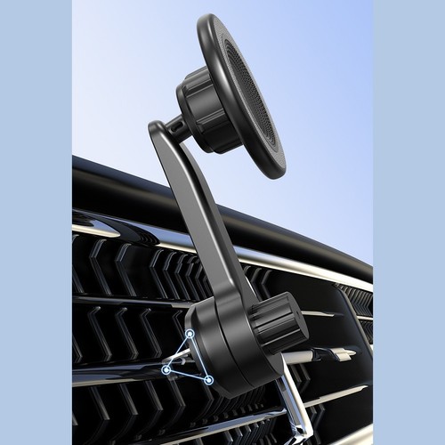 Support Rotatif 360�� Accessoires Voiture Mat��riau ABS Alignement Automatique - Photo 8 sur 11