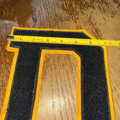 CHENILLE PATCH VARSITY LETTERMAN LETTER D HIGH SCHOOL COLLEGE ALUM FOOTBALL - Picture 3 of 4