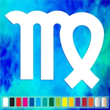 VIRGO Symbol cut vinyl decal #1 car truck window Astrology stickers